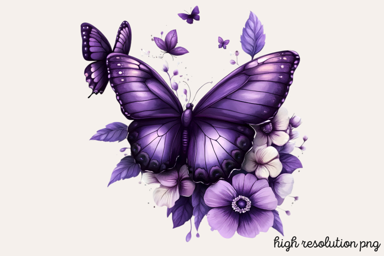 Watercolor Flowers Svg
