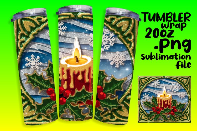 Christmas Tumbler Wrap Image 19