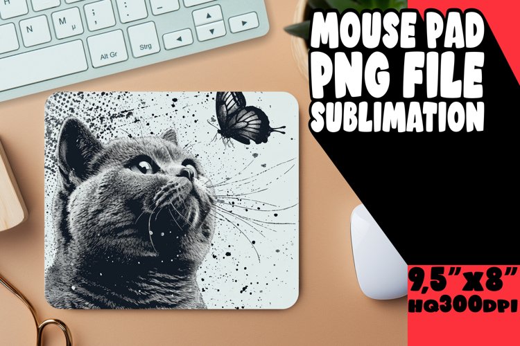 Sweet Cat Sublimation Pad example image 1