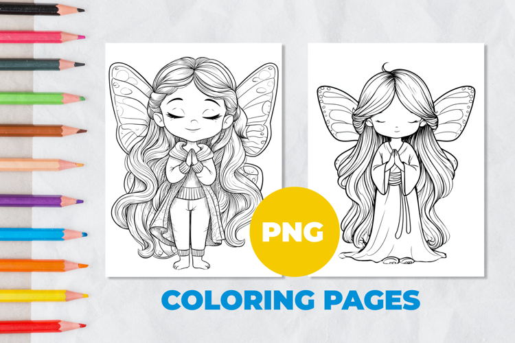 Fairy princess Coloring Pages | Coloring book