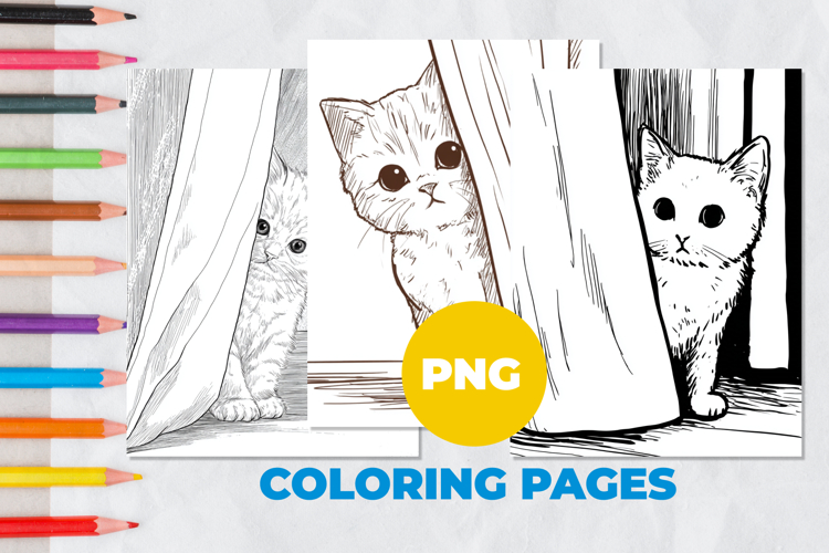 Cat pet Coloring Pages | Coloring book