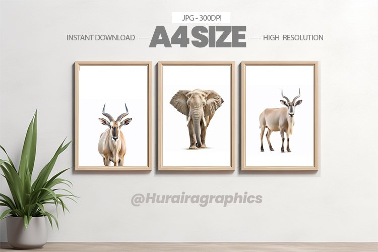 Animal Wall Art - 03 Variations example image 1
