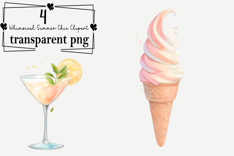 Summer Watercolor Clipart Image 10