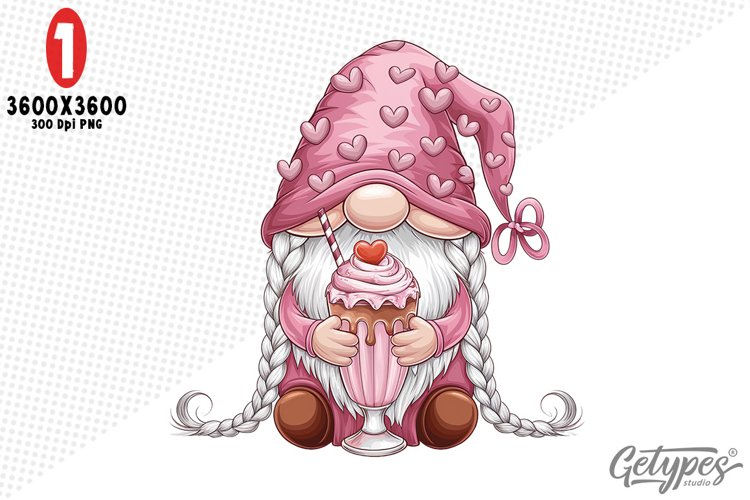 Valentine Gnome Clipart Image 23