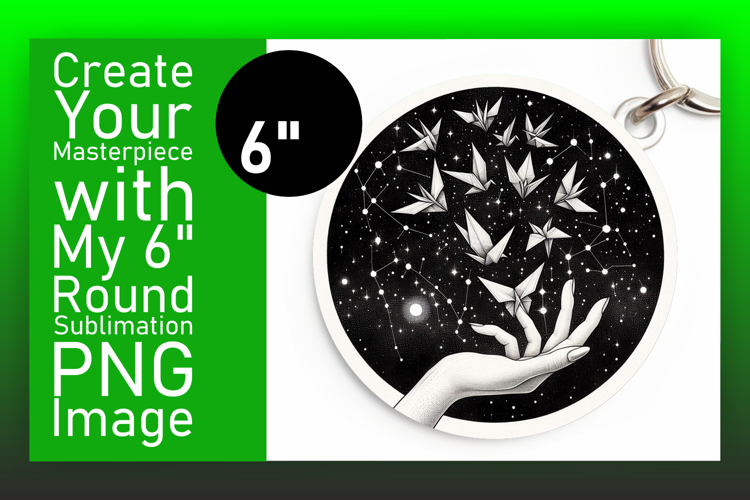 Playful Circle Design for Sublimation , Mystic