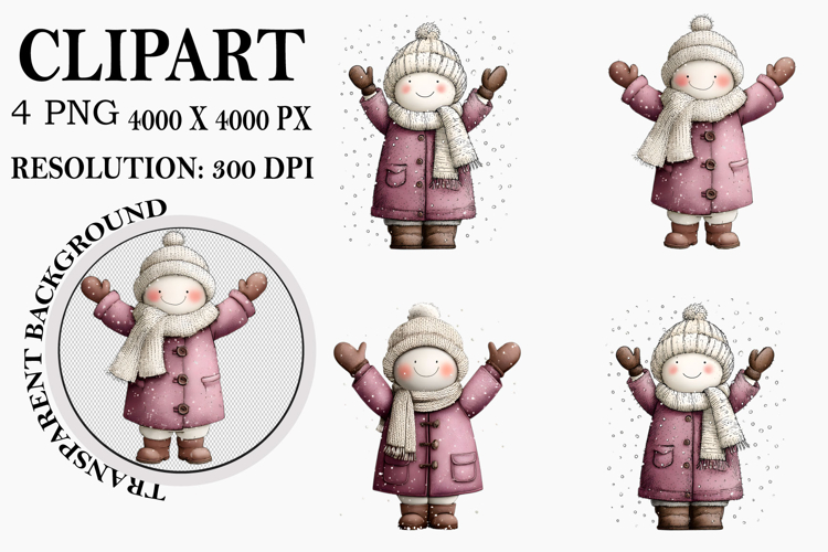 Cute Snowman Clipart