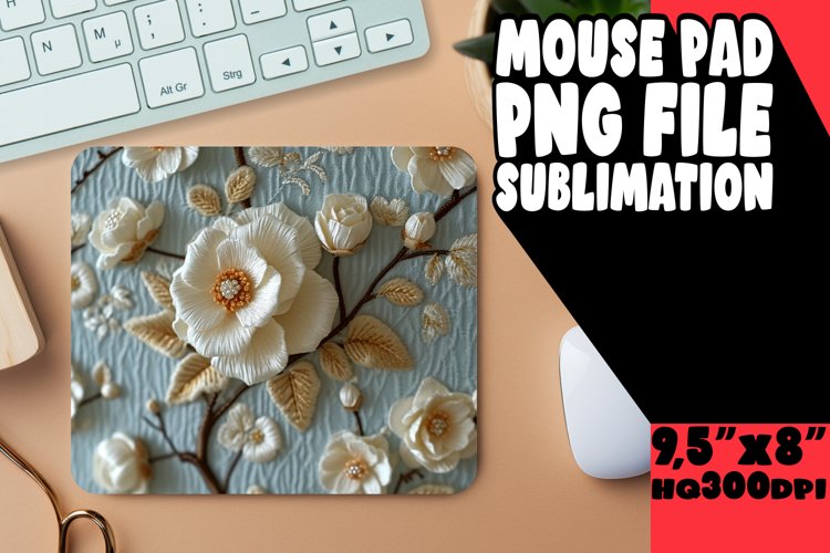 Radiant Gardens: Sublimation Mouse Pad