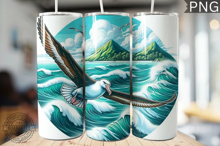 Albatross Tumbler Wrap - Albatross Tumbler Design
