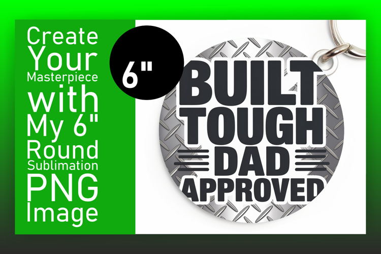 Artistic Circle PNG for Keychains , Fathers Day