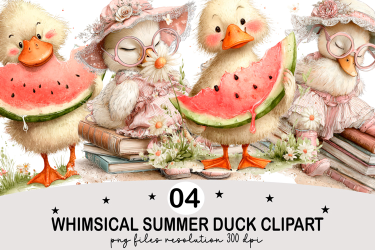 Cute Duck Clipart Image 13