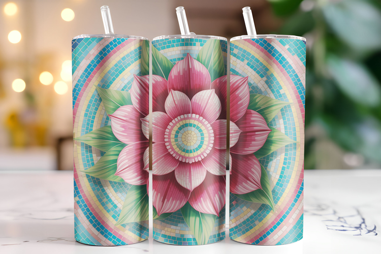 Flowers Tumbler Wrap | Sublimation | Tumblers