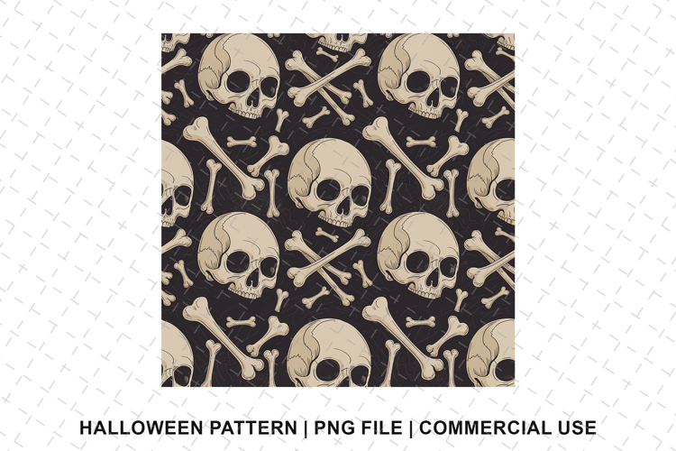 Skull Seamless Pattern Image 9