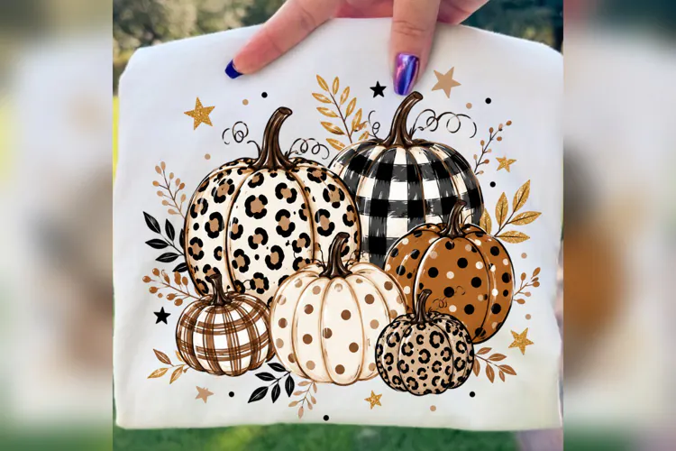 Leopard Pumpkin PNG, Buffalo Check Fall Pumpkin, Neutral Png