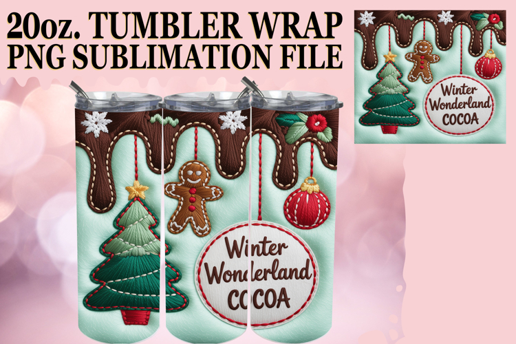 Christmas Tumbler Wrap Image 4