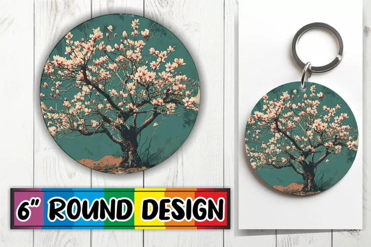 Unique Circle Keychain