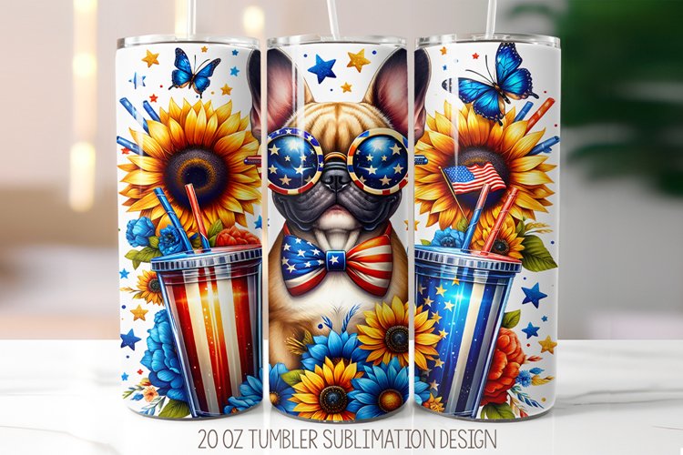 4th of july Patriotic png, 20oz Tumbler Sublimation Design