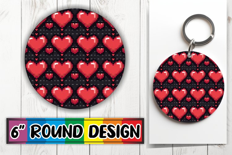 Heartwarming Keychain and Coaster example image 1