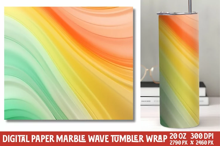 Marvel Wave Tumbler Wrap Sublimation