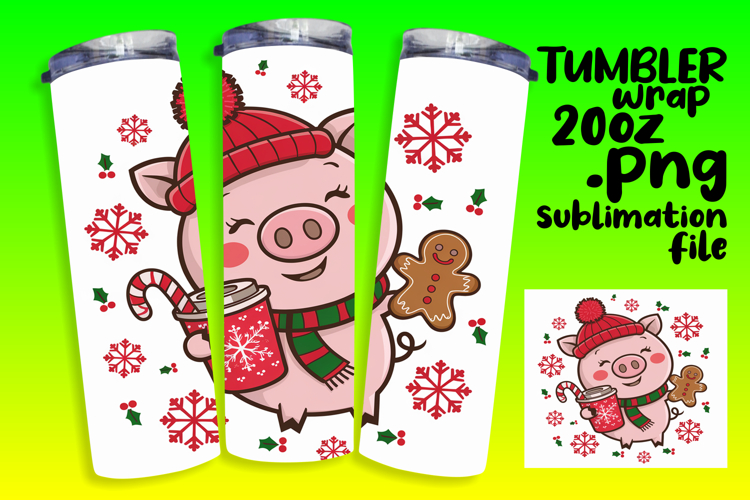 Christmas Tumbler Wrap Image 2