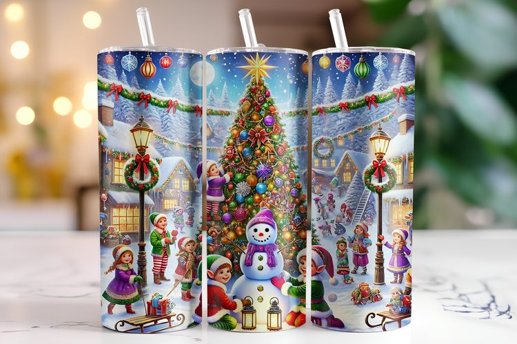 Christmas Tumbler Wrap Image 2