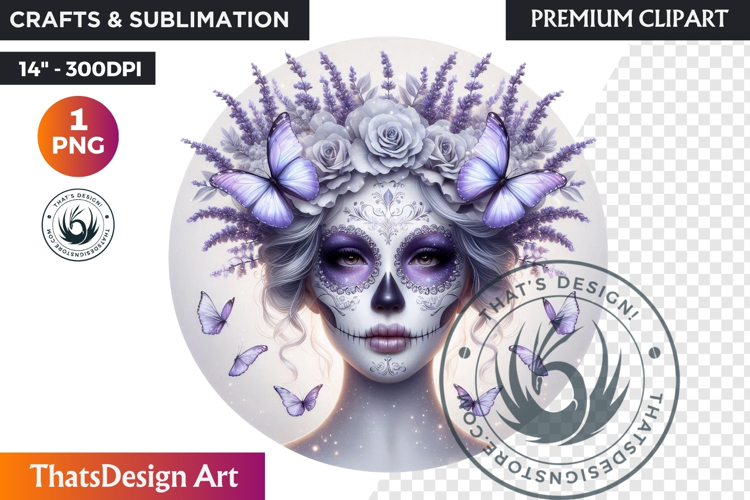 Sugar Skull Clipart Image 24