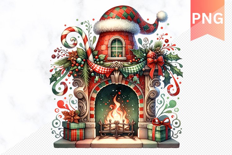 Christmas Fireplace Png Image 23