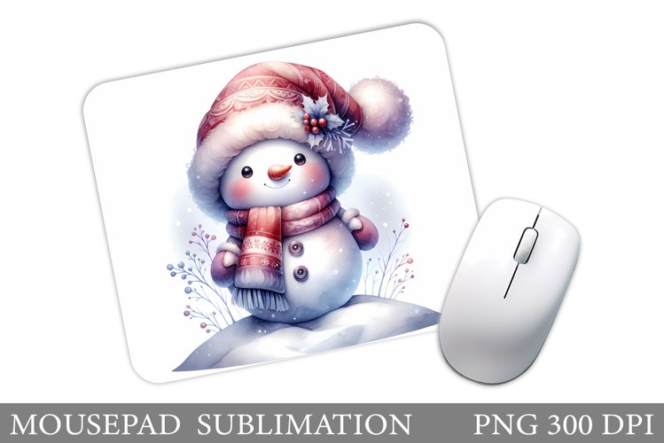 Cute Snowman Clipart Image 7