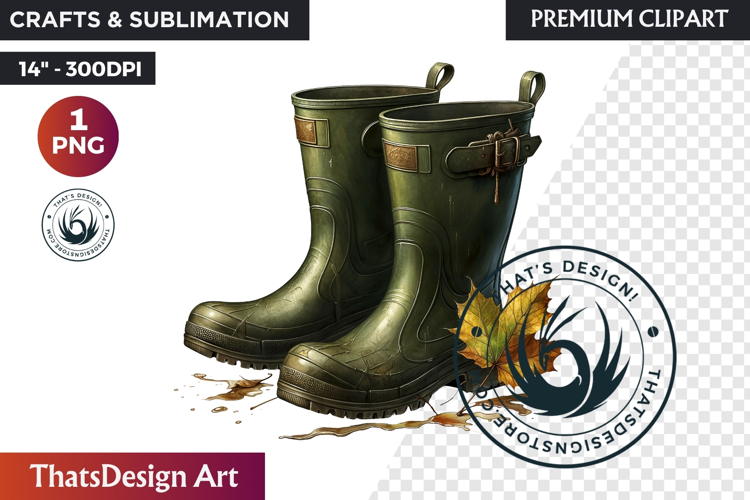 Rain Boots Clipart Image 21