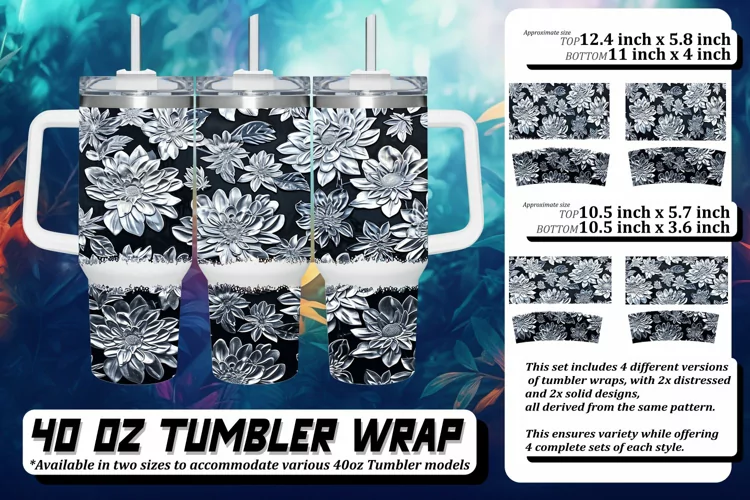 Springtime Delight Tumbler Wrap 40oz