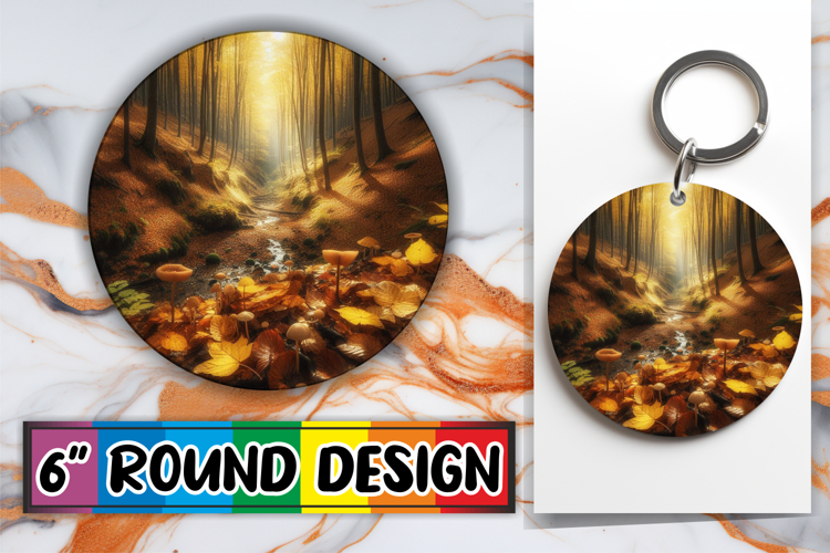 Luminous Round Designs for Kids, Autumn