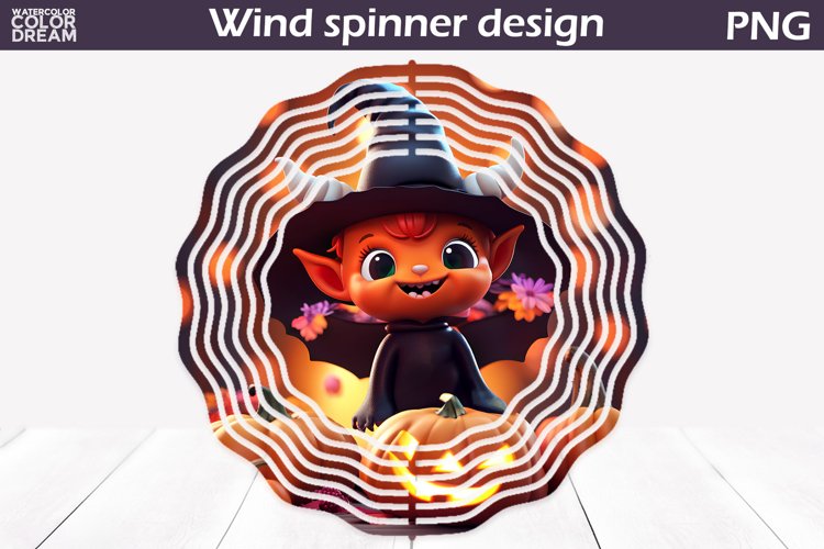 Devil Wind Spinner | Kids Halloween Wind Spinner