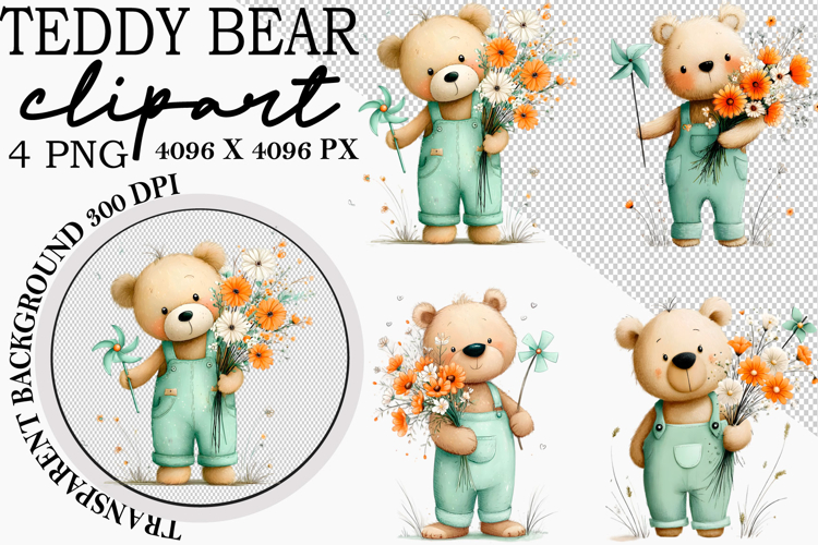 Teddy Bear Illustration Image 3