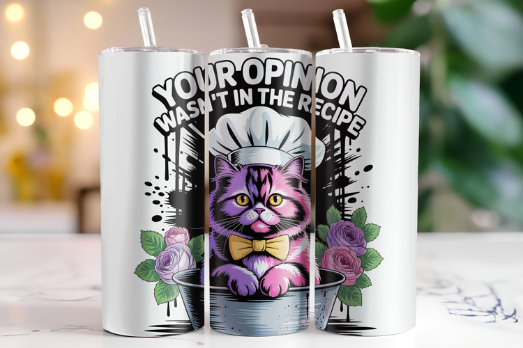 Your Opinion wasn't in the recipe Tumbler Wrap | Sublimation