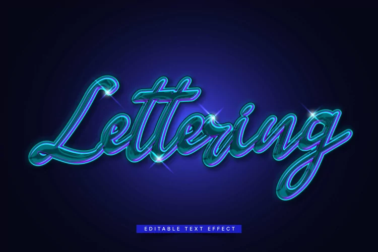 Editable Text Effect for Illustrator. Vector Graphic styles