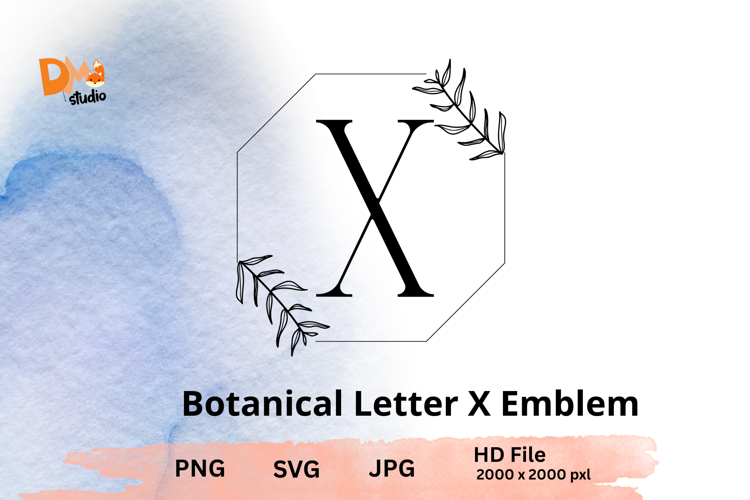 Floral Letter Svg Image 12