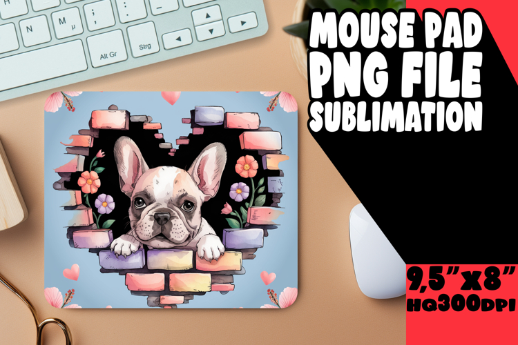 Cozy Mouse Mat Design Magic, Cute Dog example image 1