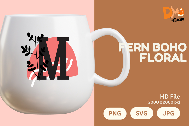 Boho Floral Svg Image 16