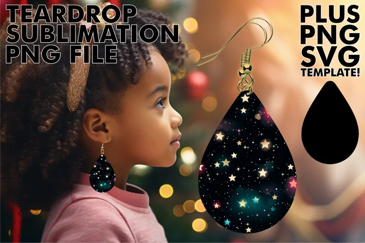Glistening Cosmos: Star Pattern Luxury Earrings