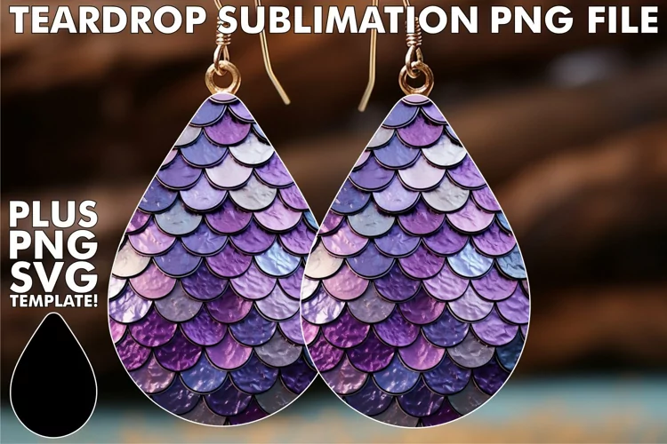 3D Sublimation Underwater Fantasy: Mermaid Scales