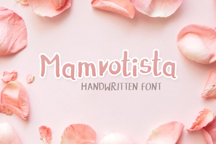 Mamrotista font example image 1