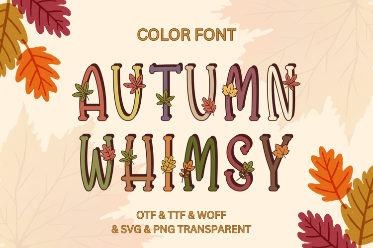 Autumn Whimsy - Color Font