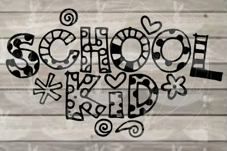 Files School Kid SVG, EPS, PDF