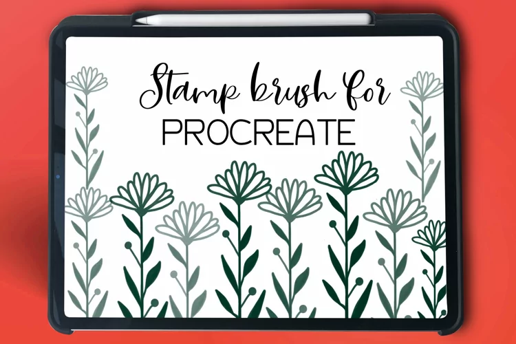 Leaf Stamp Brush - Procreate Brush