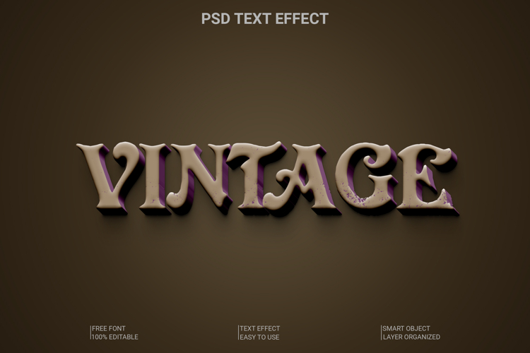  Vintage Text Effect Image 2