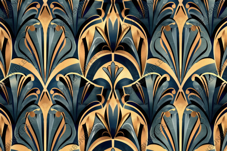 Art Deco Background Wallpaper example image 1
