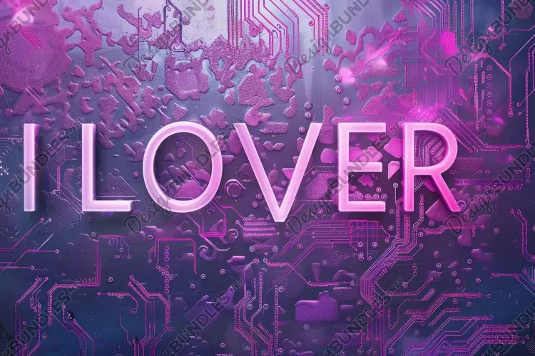 I LOVER Background Wallpaper
