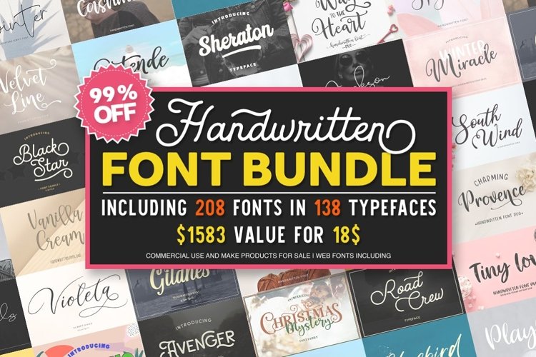 Font Bundle example image 1