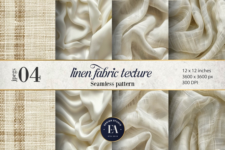 Linen Textures Digital Paper | Linen Fabric pattern