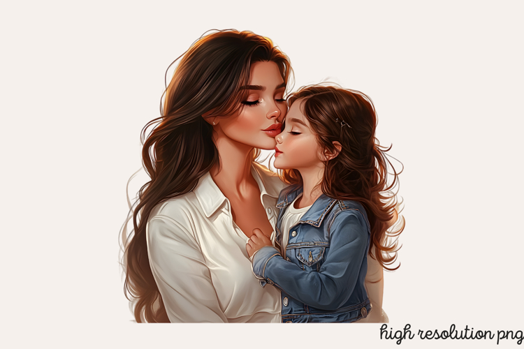 Mother Daughter Sublimation PNG