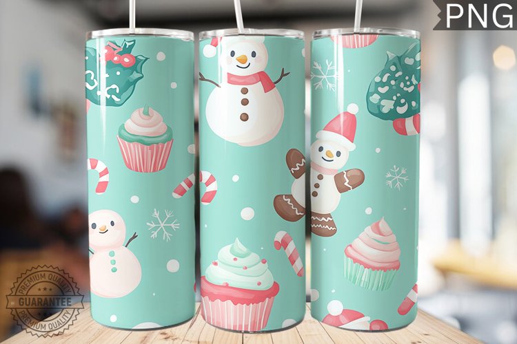 Christmas Tumbler Warp - High Quality 300 Dpi